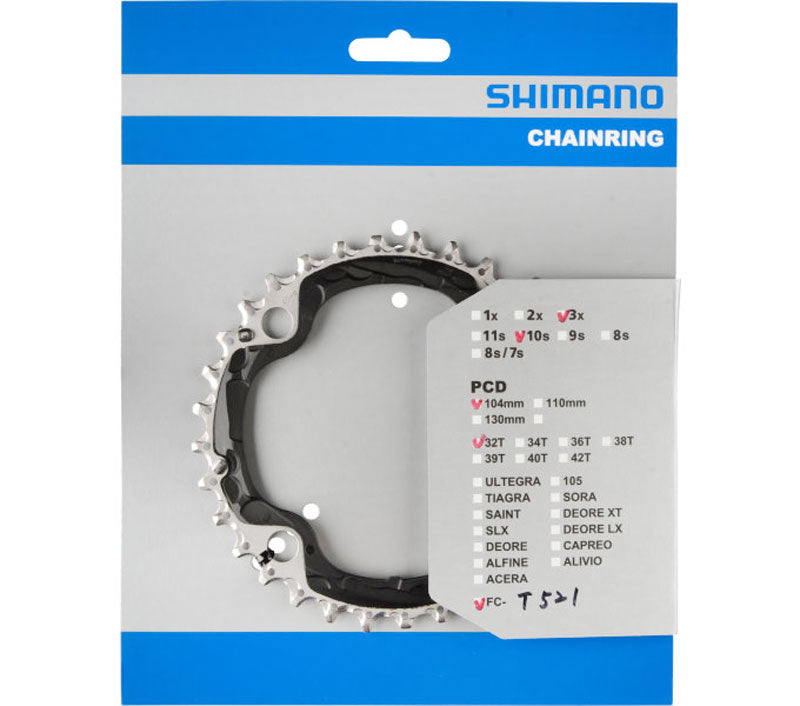 Shimano верижна венец fc-m522 fc-t521 shim.chainring 24z 4l 64lk sw m521