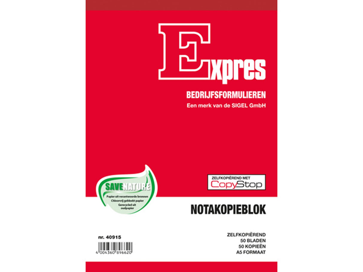 Kangaro nota copieboek 205x120 2x50 5st