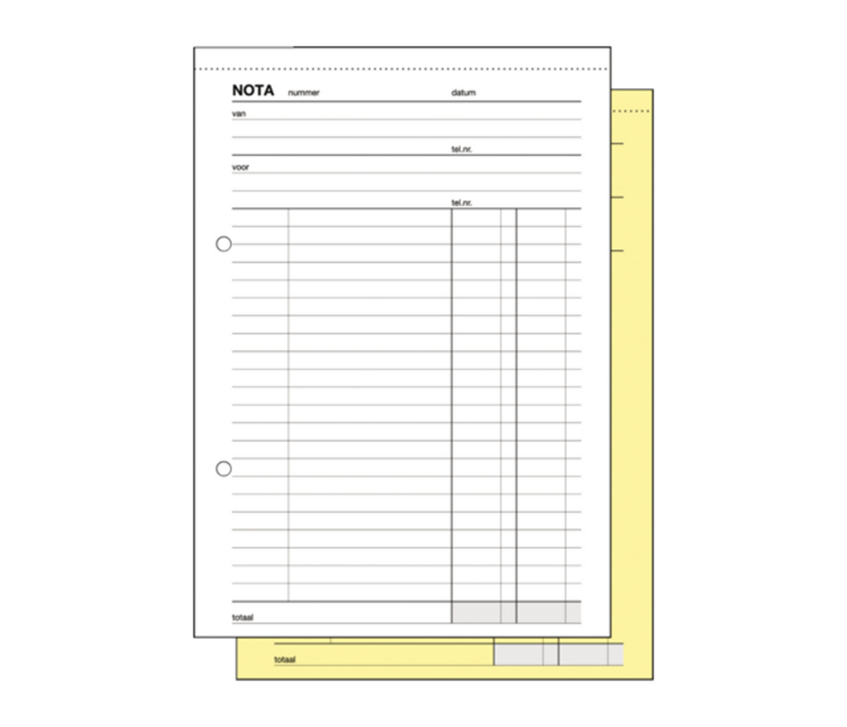 Caderno de notas canguru 205x120 2x50 5 un