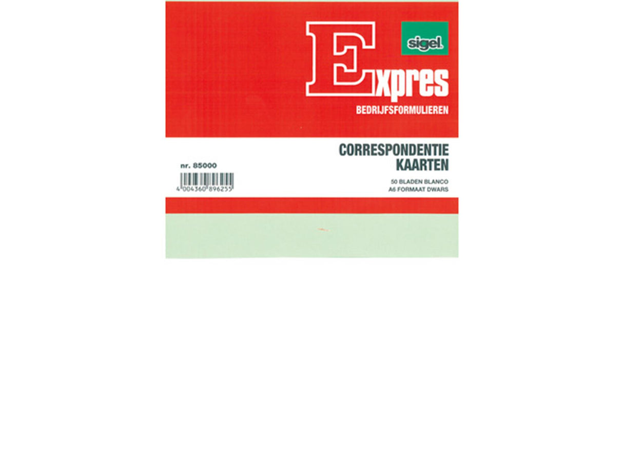 Kangaro sigel correspondentiekaarten a6 200 gr