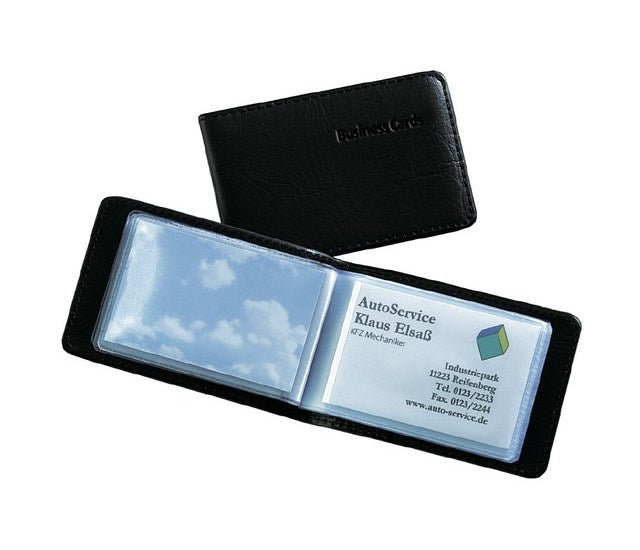 Kangaro Sigel card folder black 40 cards