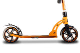 Seks grader 2-hjulet trin foldfodbremse Oranje sort