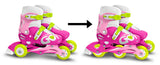 Skids Control Inline Skates adjustable pink white size 27-30