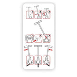 Skids Control Girls Rosa del freno a 3 ruote per bambini