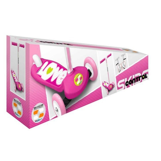 Skids Control Girls Rosa del freno a 3 ruote per bambini