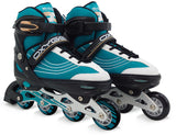 Skids Kontroll-Sauerstoff Inline Skates semi-softbootable Benzleable Benzin Gréisst 42-45