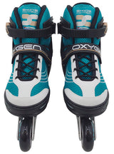 Skids Kontroll-Sauerstoff Inline Skates semi-softbootable Benzleable Benzin Gréisst 42-45