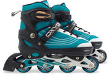 Skids Kontroll-Sauerstoff Inline Skates semi-softbootable Benzleable Benzin Gréisst 42-45