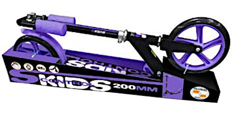 Foldstep 200 mm stóp hamulec junior czarny fiolet
