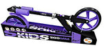 Foldstep 200 mm stóp hamulec junior czarny fiolet