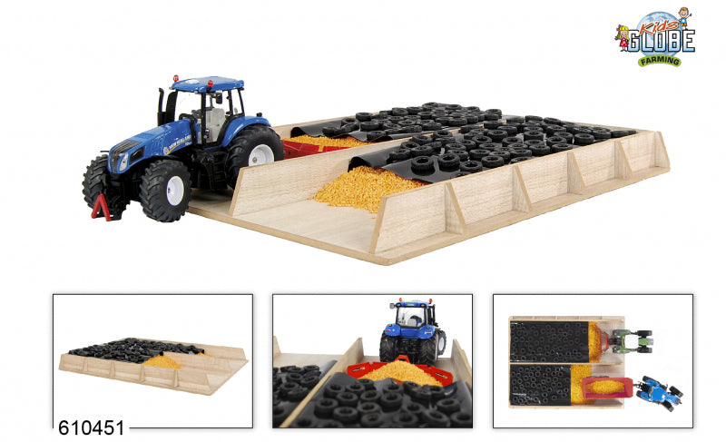 Kids Globe Globe Slot Silo Wood 1:32