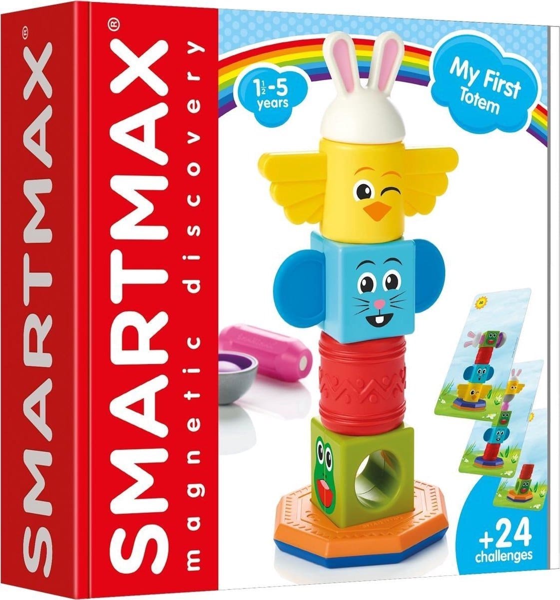 Smart max magnetic discovery my first totum met opdrachtkaarten