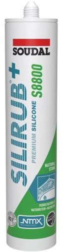 Soudal silirub+ s8800 | natuursteen | siliconenkit | bahamabeige | 300 ml - 123474