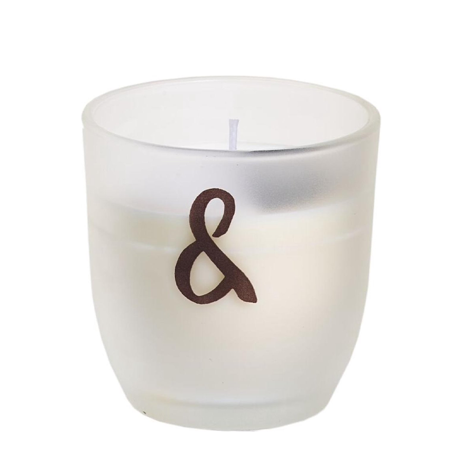 Spaas glass candle matt 82 73mm