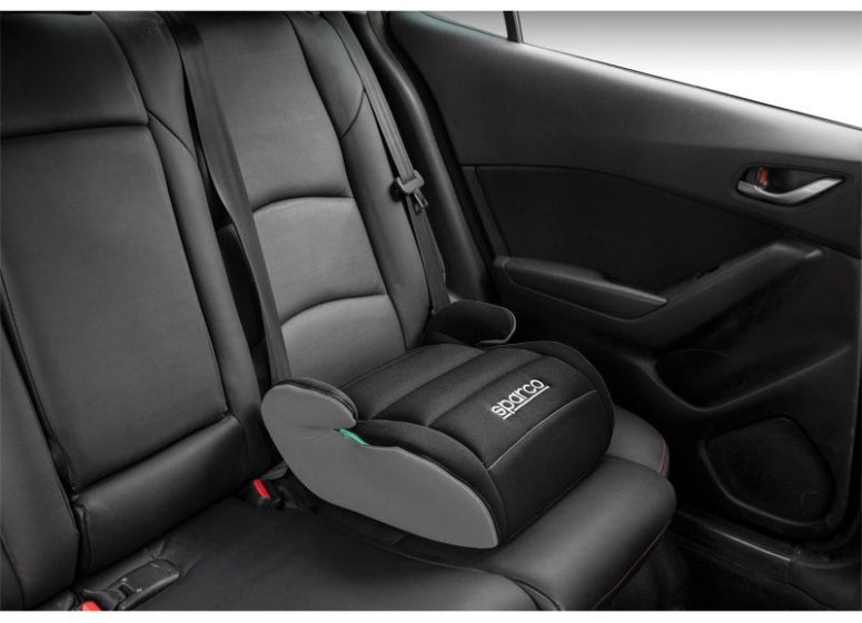 SPARCO F100KI SEAT BOOSTER I-SIZE 125-150 cm Black Grey