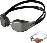Speedo fastskin hyper elite mirror - swim goggles | black oxid grey chrome