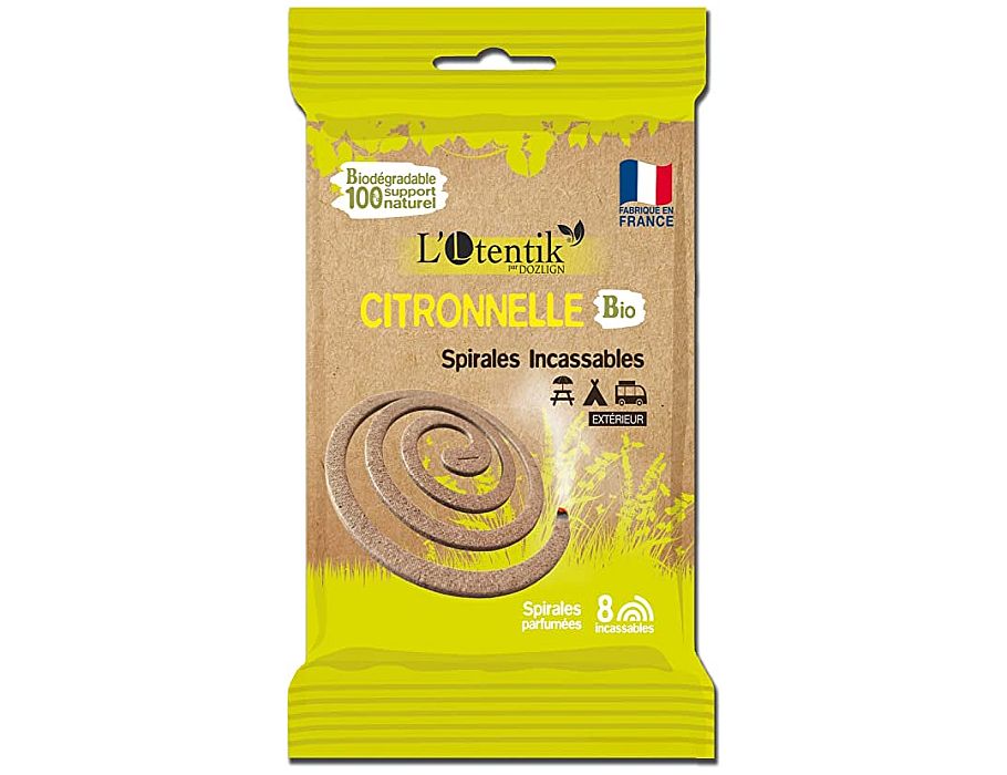L`otentik anti mosquito spiral citronella. 8 spirals in 1 bag