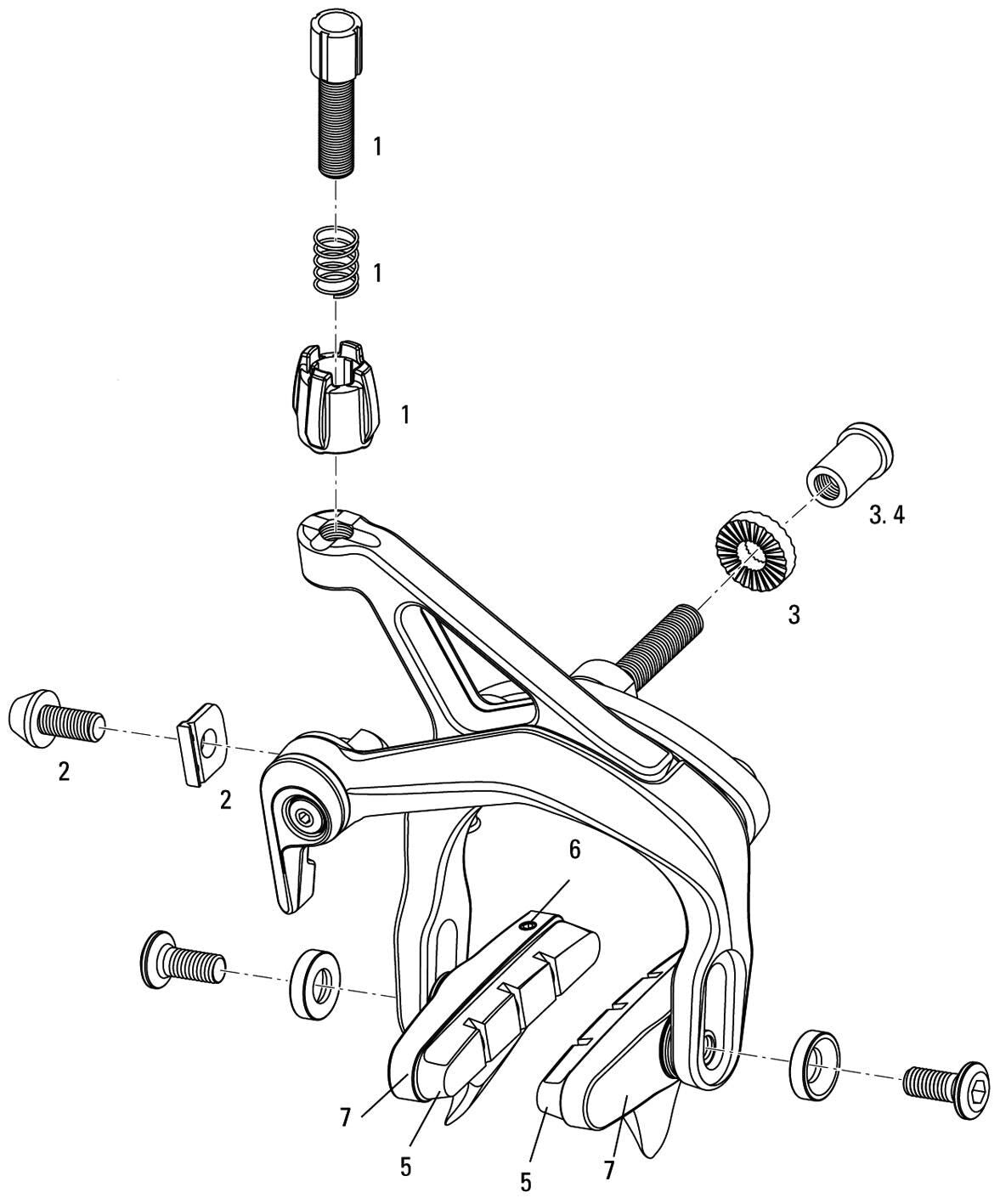 Sram racerem force road brake force rear