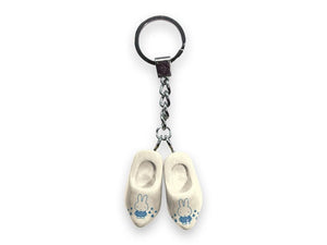 Kľúčenka Miffy 2 dreváky 4cm biela bla