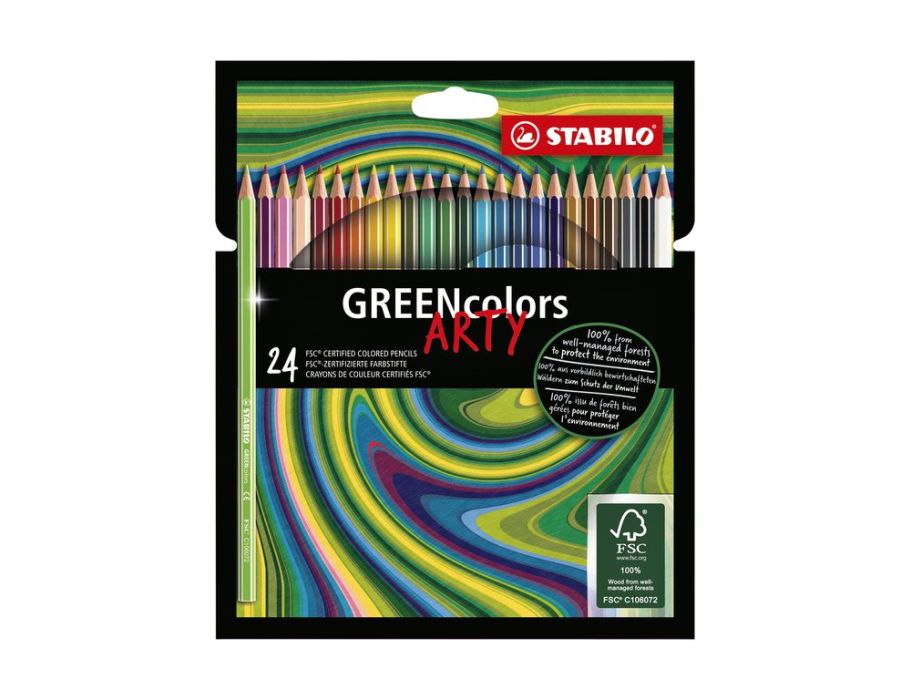 Stabilo Greencolors Bleistifte Arty, 24st.
