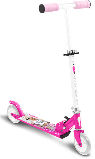 Mattel 2-Wheel Kindstep sammenfoldelig fodbremse lyserød