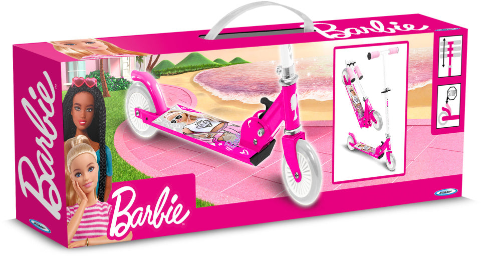Mattel 2-Wheel Kindstep sammenfoldelig fodbremse lyserød