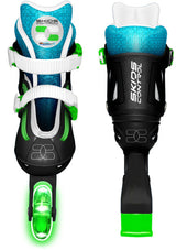 Inline-Skates Hardboot einstellbare Schwarzgröße 30-33