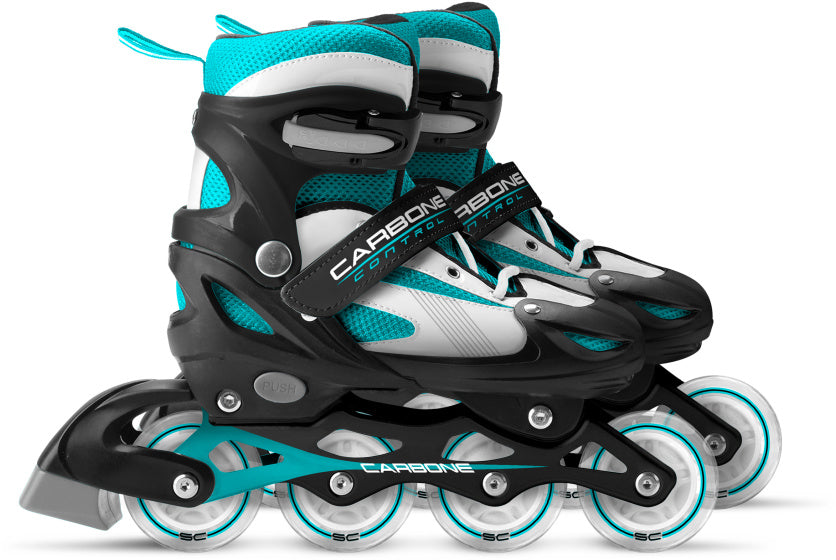 Skids Kontroll Carbone Inline Skates Semi-Softboat Caseable Black Gréisst 34-37