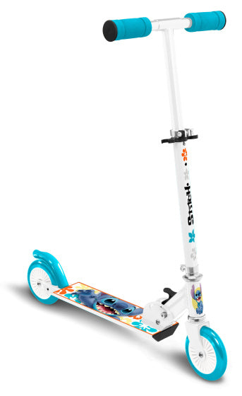 Disney a 2 ruote KinteStep Freno pieghevole pieghevole Bianco Petroblauw