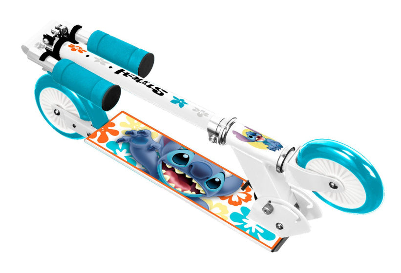Disney a 2 ruote KinteStep Freno pieghevole pieghevole Bianco Petroblauw