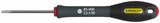 Stanley handgereedschap fatmax schroevendraaier parallel 3 x 100mm - 0-65-008