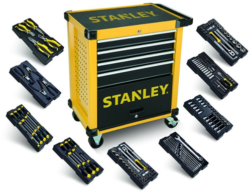 Stanley stht0-80442 | verktygsvagn | 4 lådor - fyllda med 9 moduler - stht0-80442