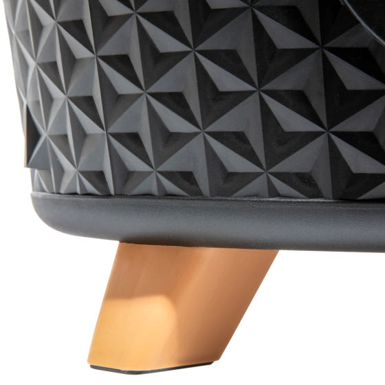 Starplast Hondenmand met verhoging 78.5 x 58.5 x 25 cm Zwart