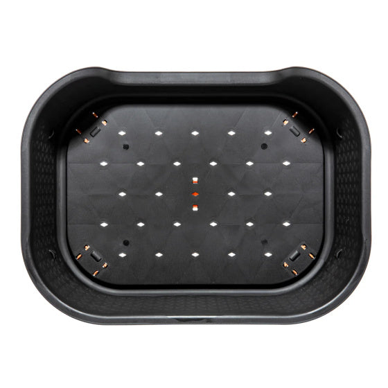 Starplast dog bed with elevation 78.5 x 58.5 x 25 cm black
