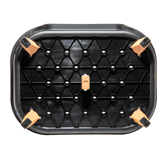 Starplast Hondenmand met verhoging 78.5 x 58.5 x 25 cm Zwart