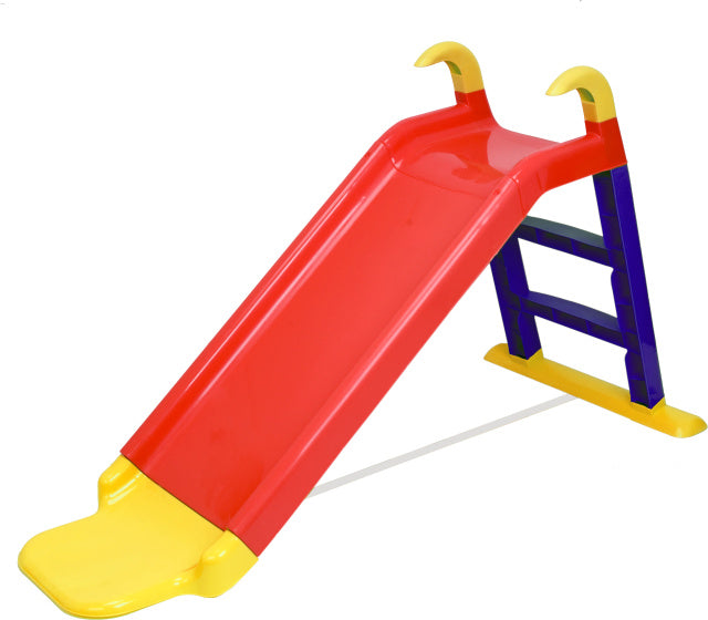 Slide étoilée 141 x 63 x 78,5 cm jaune bleu rouge