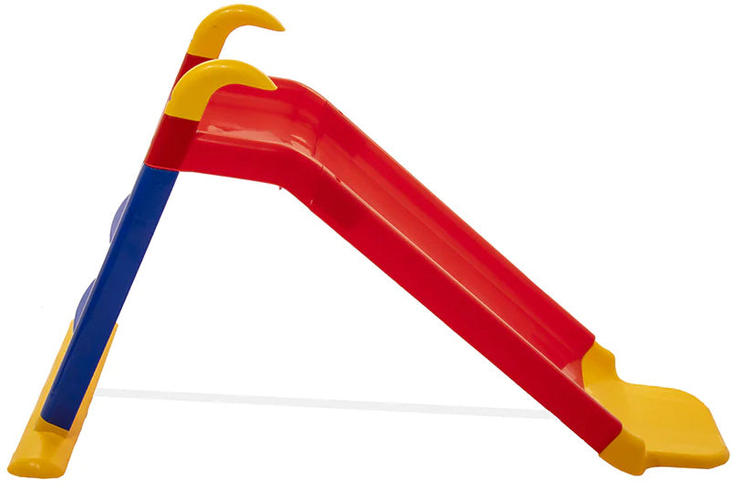 Slide étoilée 141 x 63 x 78,5 cm jaune bleu rouge