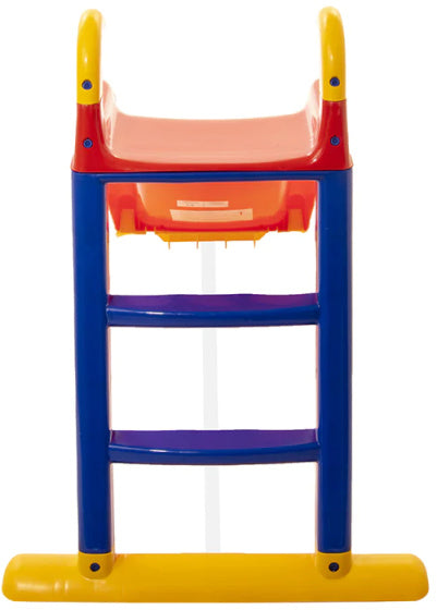 Slide étoilée 141 x 63 x 78,5 cm jaune bleu rouge