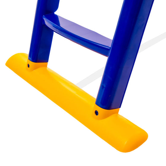 Slide étoilée 141 x 63 x 78,5 cm jaune bleu rouge