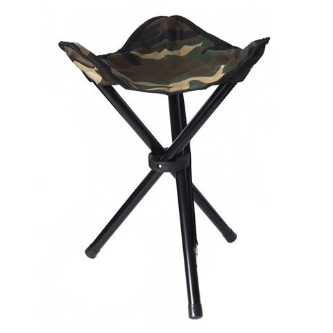 Taburete plegable de equipo de sigilo con 3 patas