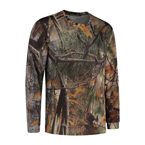 Stealth Gear T-shirt Long Sleeve Camo Forest Size Size S