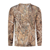 Stealth Gear T-shirt Long Sleeve Camo Rietprint Size L