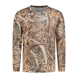 Stealth Gear T-shirt Long Sleeve Camo Rietprint Size L