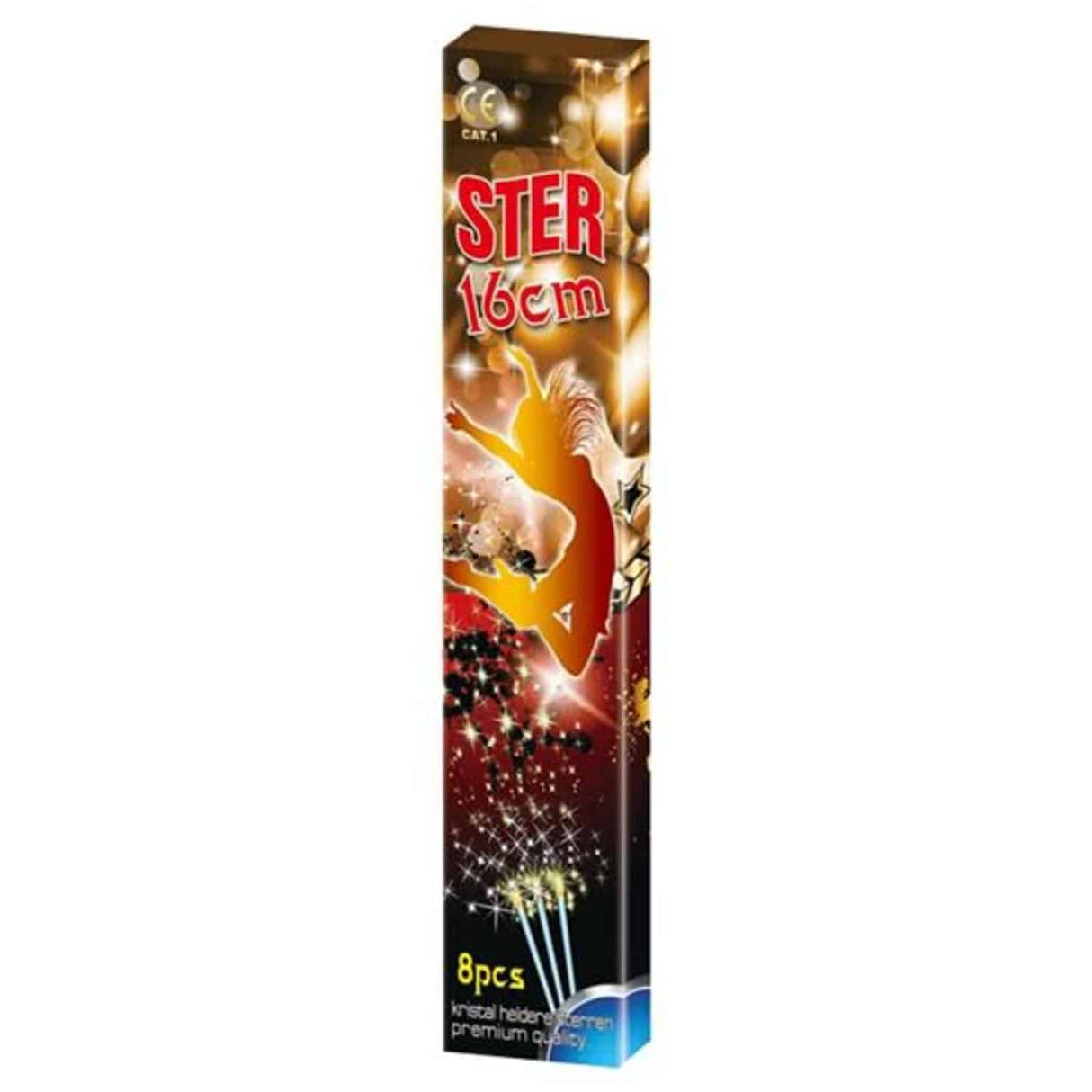 Van der Doelen sparklers 16 cm 10 boxes of 8 pieces packed cat 1 fireworks