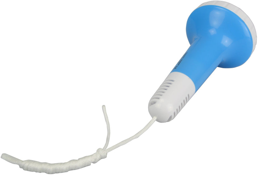 Summer Fun Thermometer Digital White Blue
