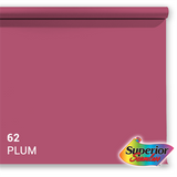 Superior Hannergrondpabeier 62 Plum 1.35 x 11m