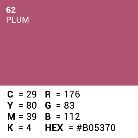 Superior Hannergrondpabeier 62 Plum 1.35 x 11m