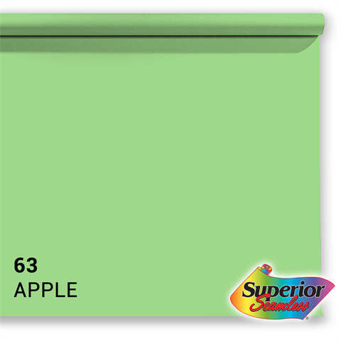 Superior background paper 63 Apple 1.35 x 11m