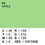 Superior background paper 63 Apple 1.35 x 11m