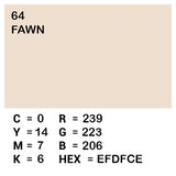 Carta di sfondo superiore 64 Fawn 1,35 x 11m